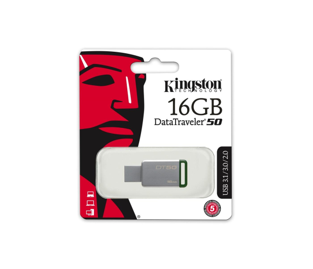 Pendrive Kingston 16GB USB 3.0 DT50/16GB - 318994 - zdjęcie 2